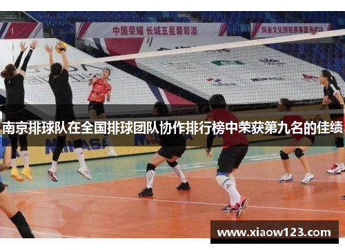 南京排球队在全国排球团队协作排行榜中荣获第九名的佳绩
